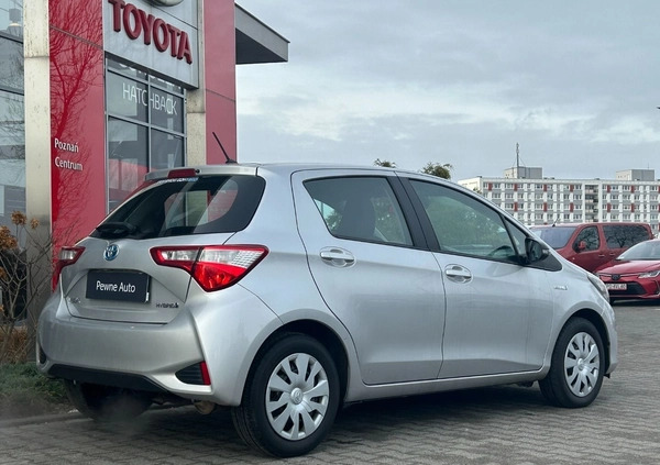 Toyota Yaris cena 54900 przebieg: 69510, rok produkcji 2018 z Poznań małe 79